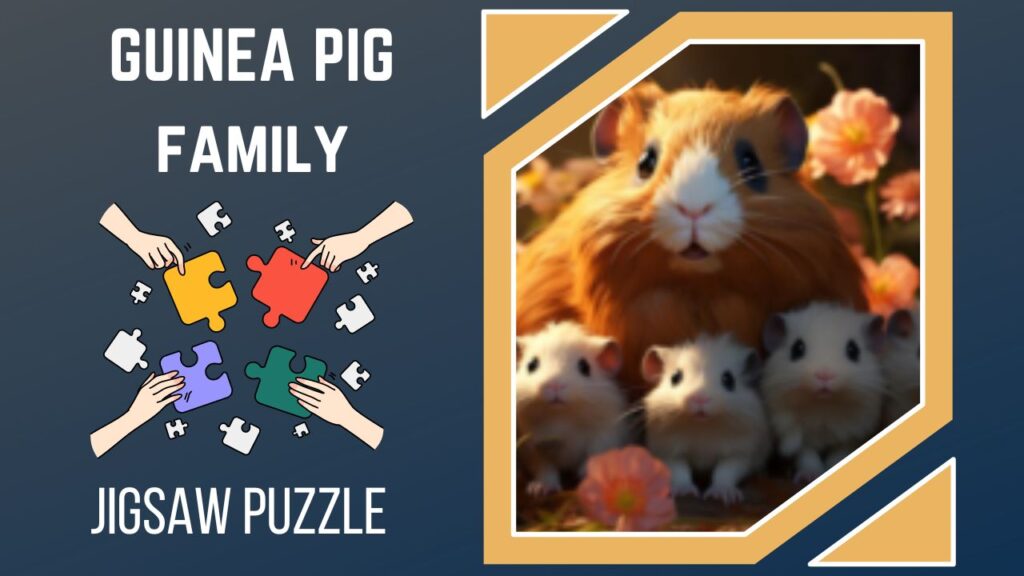 A Heartwarming Jigsaw Puzzle: Mama Guinea Pig and Her Babies