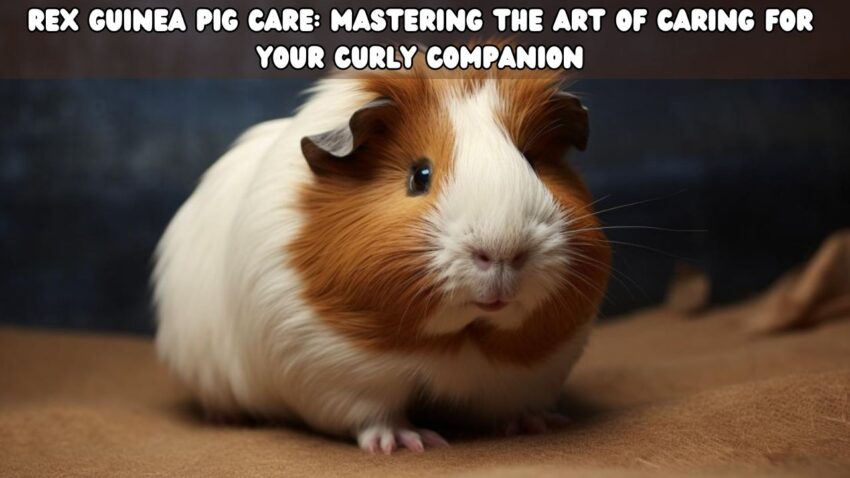 Rex Guinea Pig Care Mastering the Art of Caring for Your Curly Companion